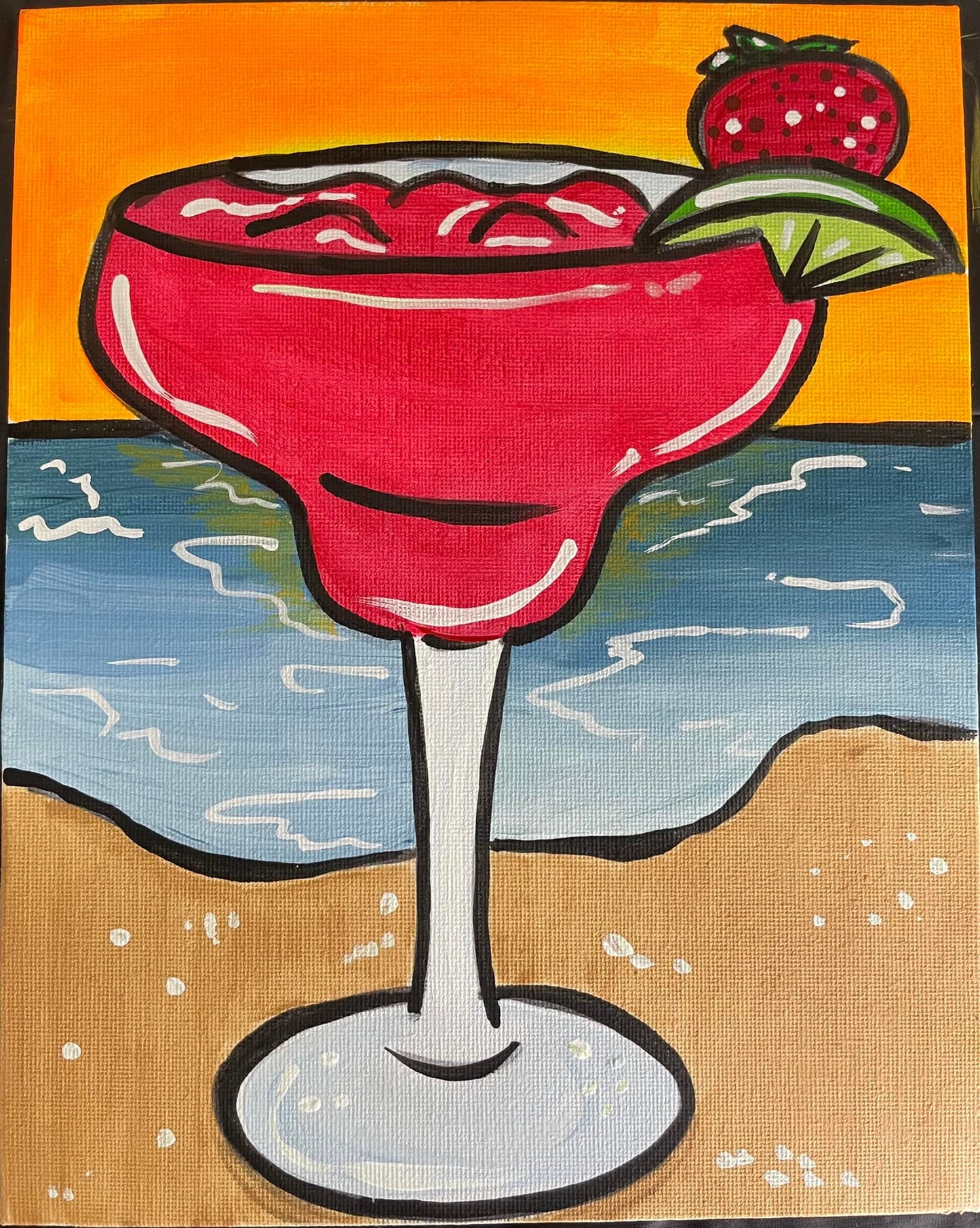 TROPICAL MARGARITA - DIY Art Kit