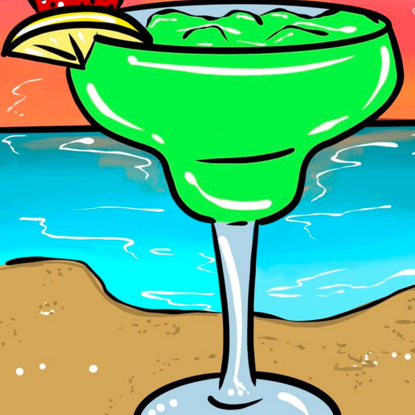 TROPICAL MARGARITA - DIY Art Kit