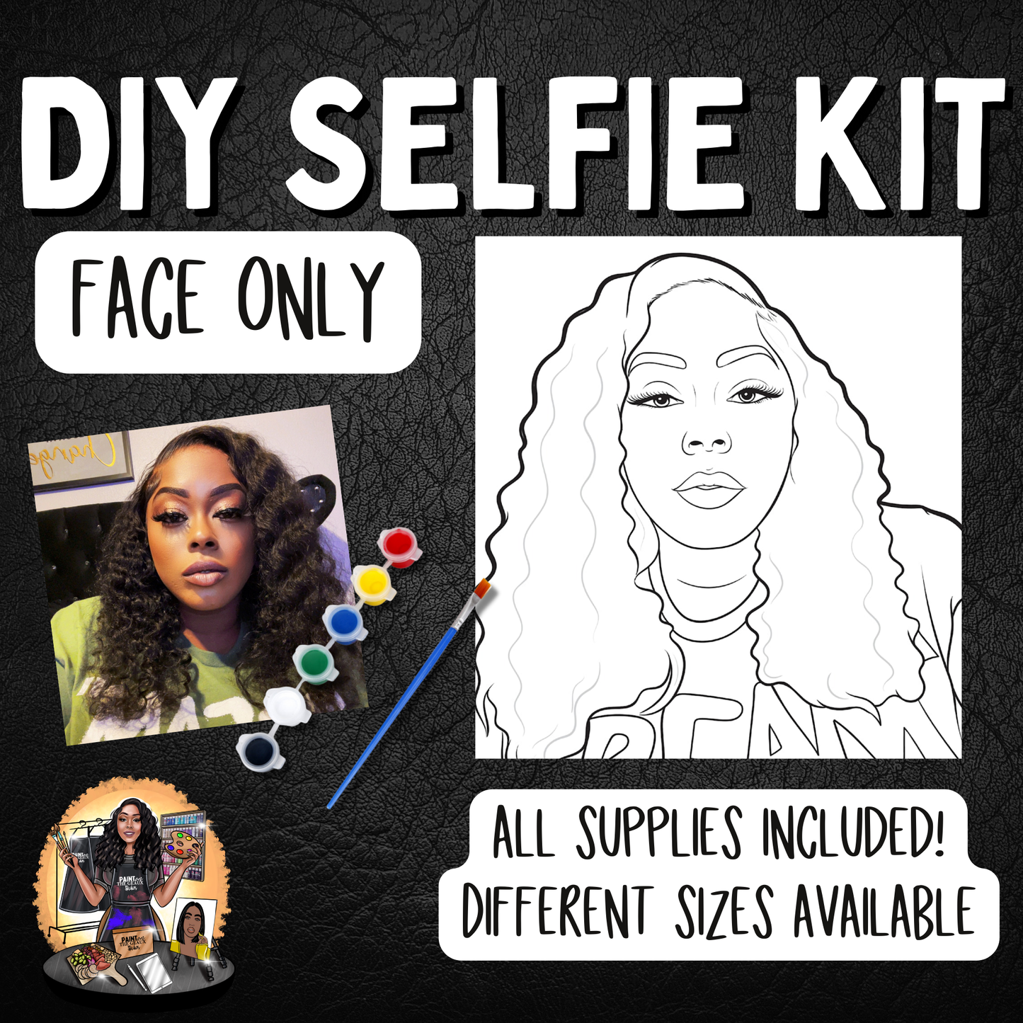 PAINT YOUR SELFIE - DIY ART KIT