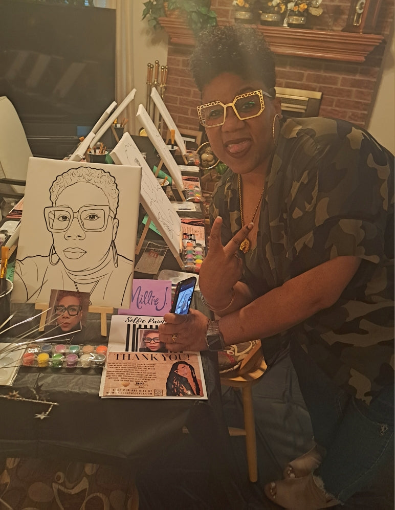 PAINT YOUR SELFIE - DIY ART KIT