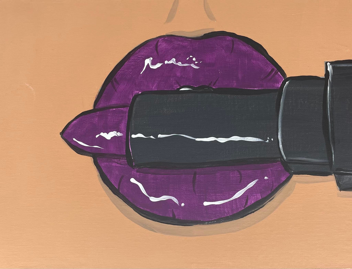 PURPLE POUT - DIY Art Kit