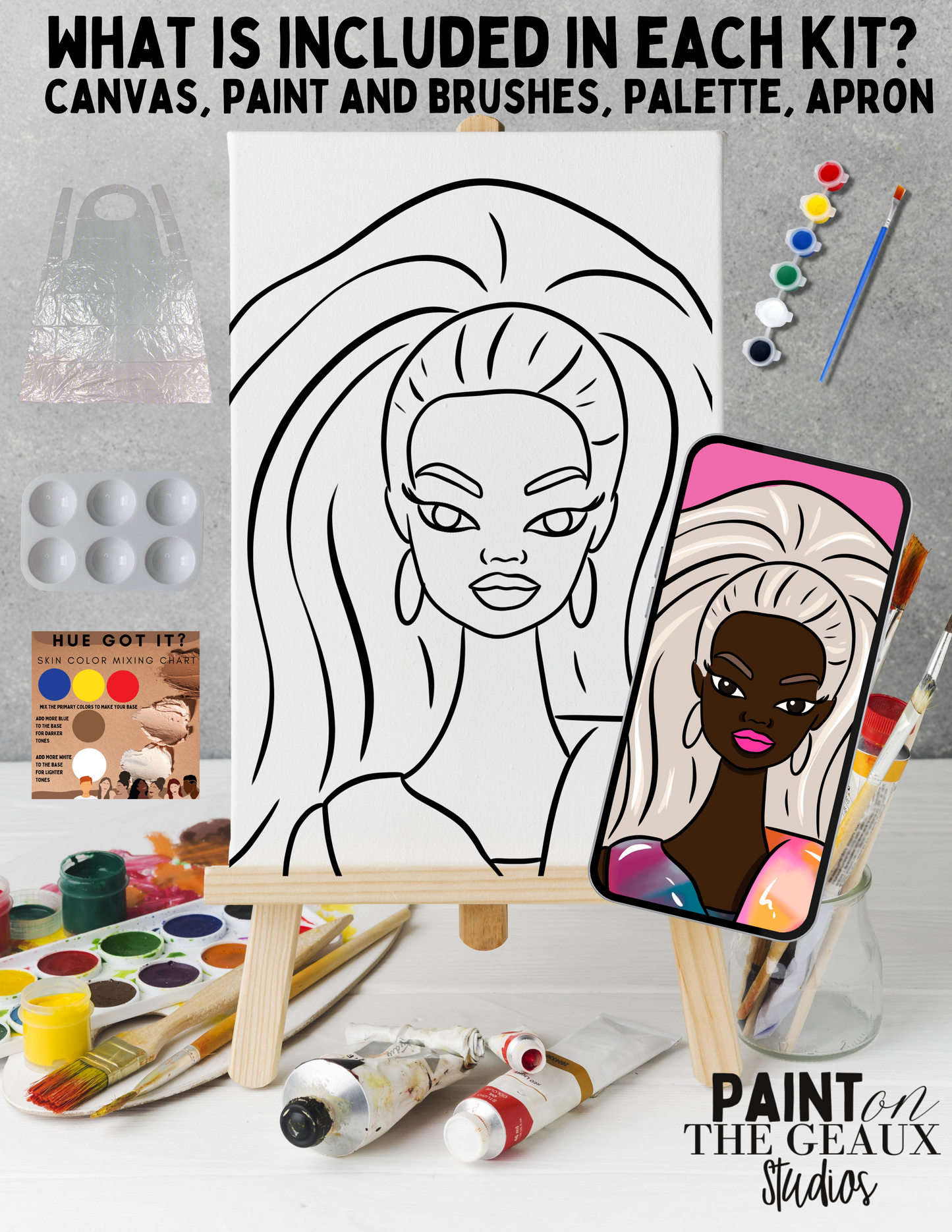 DAZZLING DOLL - DIY Art Kit