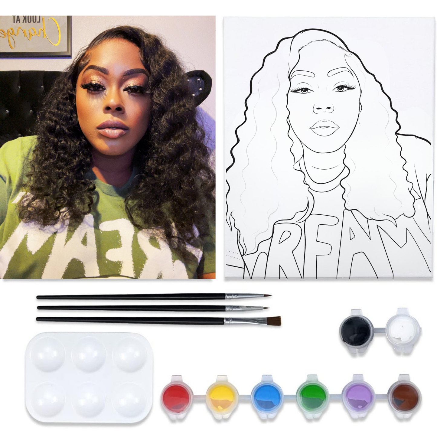 PAINT YOUR SELFIE - DIY ART KIT